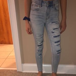 AEO next level stretch jeans .